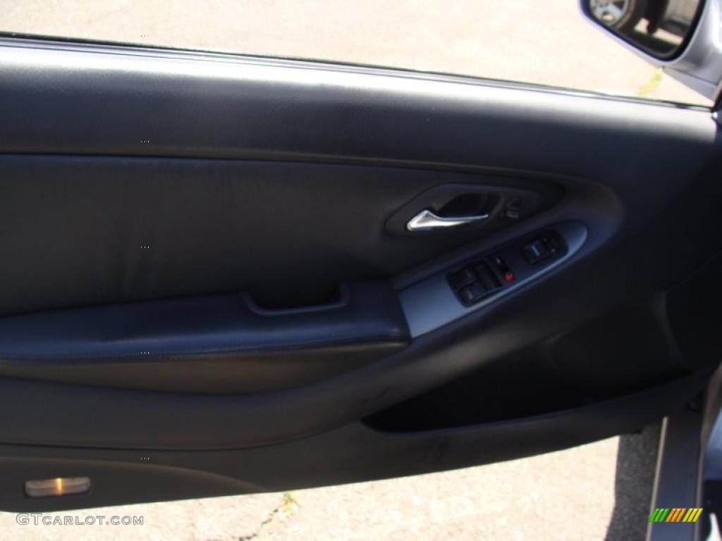 2002 Accord EX V6 Coupe - Satin Silver Metallic / Black photo #11