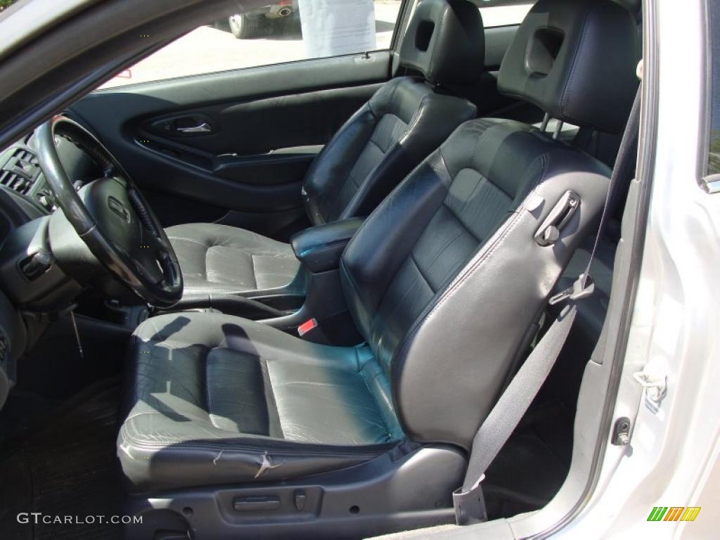 2002 Accord EX V6 Coupe - Satin Silver Metallic / Black photo #16