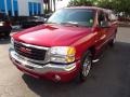 2005 Sport Red Metallic GMC Sierra 1500 SLE Extended Cab  photo #7