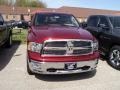 2011 Deep Cherry Red Crystal Pearl Dodge Ram 1500 Big Horn Quad Cab 4x4  photo #2