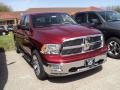 2011 Deep Cherry Red Crystal Pearl Dodge Ram 1500 Big Horn Quad Cab 4x4  photo #3