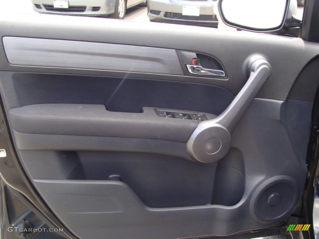 2008 CR-V LX 4WD - Nighthawk Black Pearl / Black photo #11