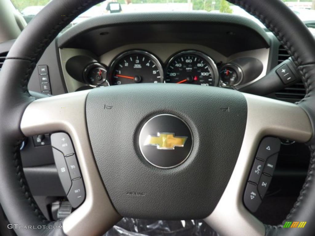 2011 Silverado 1500 LT Extended Cab 4x4 - Mocha Steel Metallic / Ebony photo #19