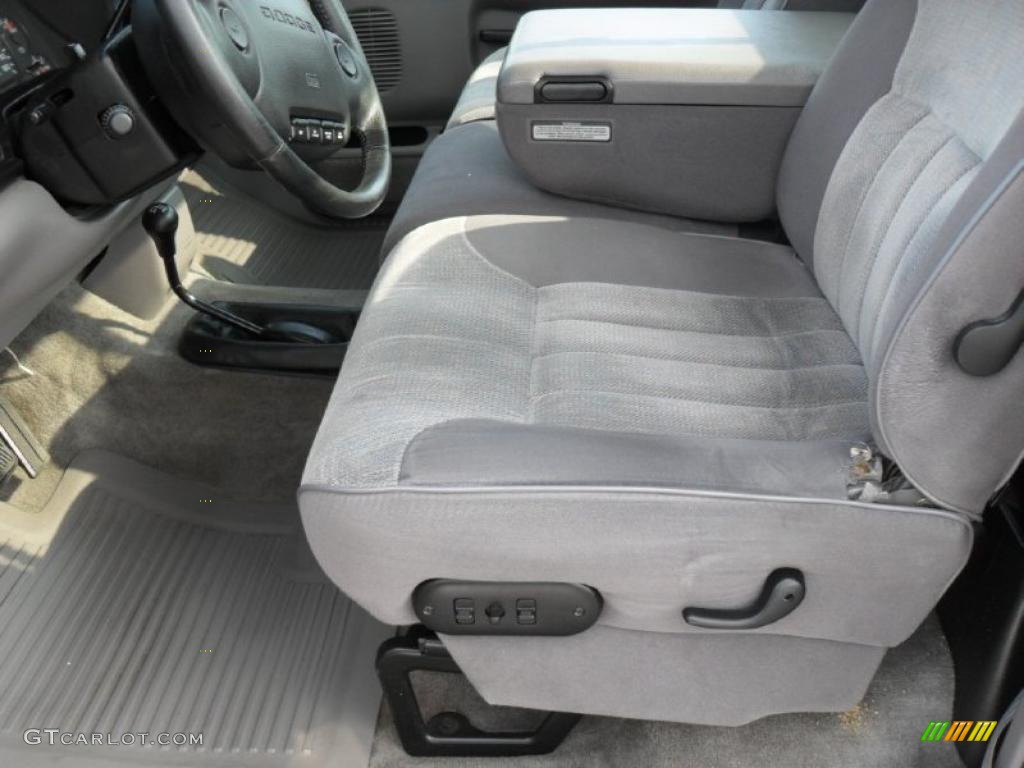 1994 Ram 1500 SLT Regular Cab 4x4 - Dark Silver Metallic / Grey photo #9