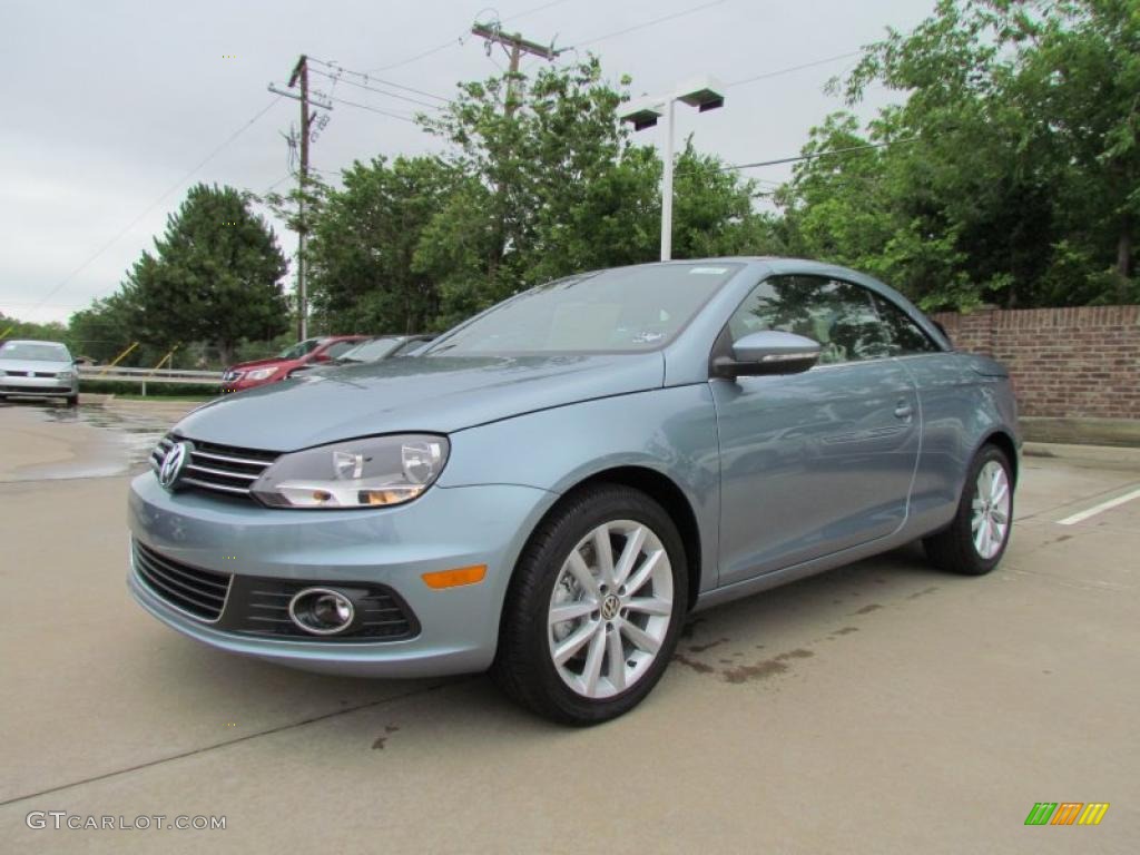 Horizon Blue Metallic 2012 Volkswagen Eos Komfort Exterior Photo #49301733