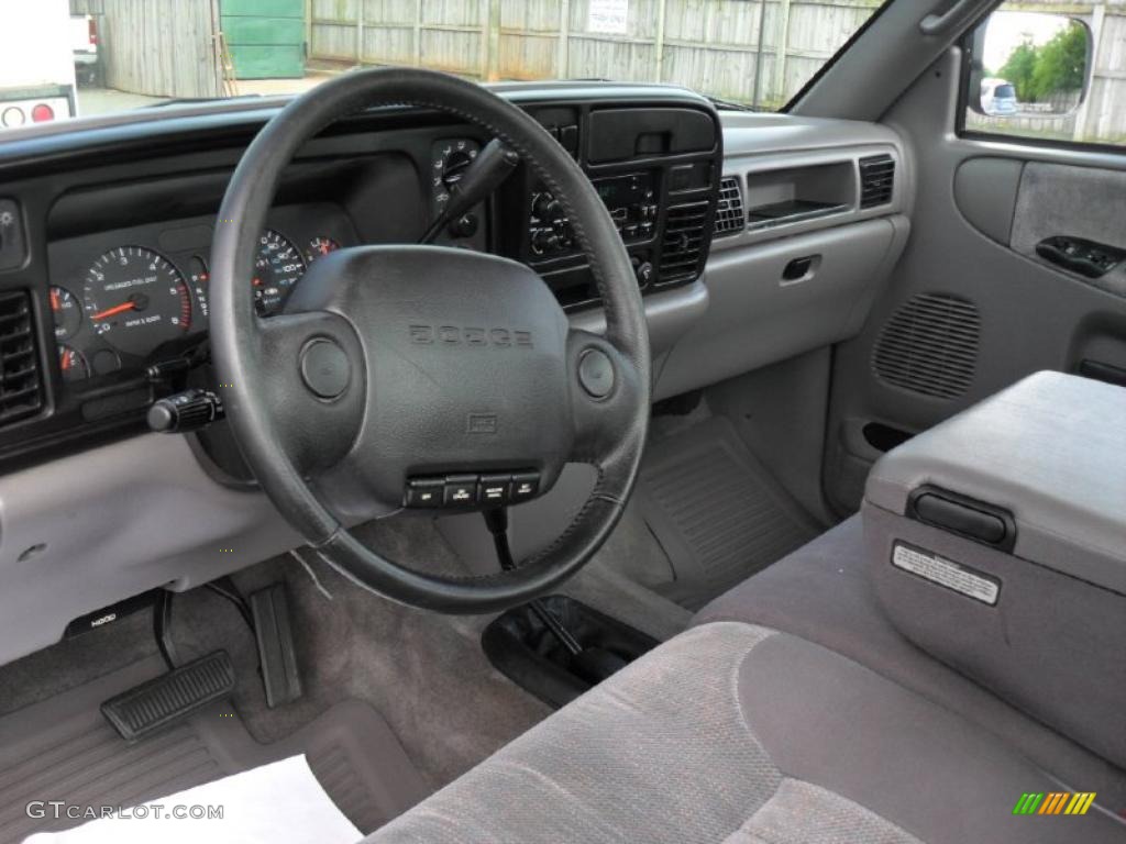 Grey Interior 1994 Dodge Ram 1500 SLT Regular Cab 4x4 Photo #49301763