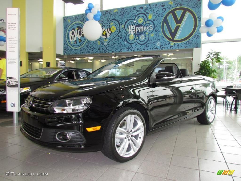 Black 2012 Volkswagen Eos Executive Exterior Photo #49301796