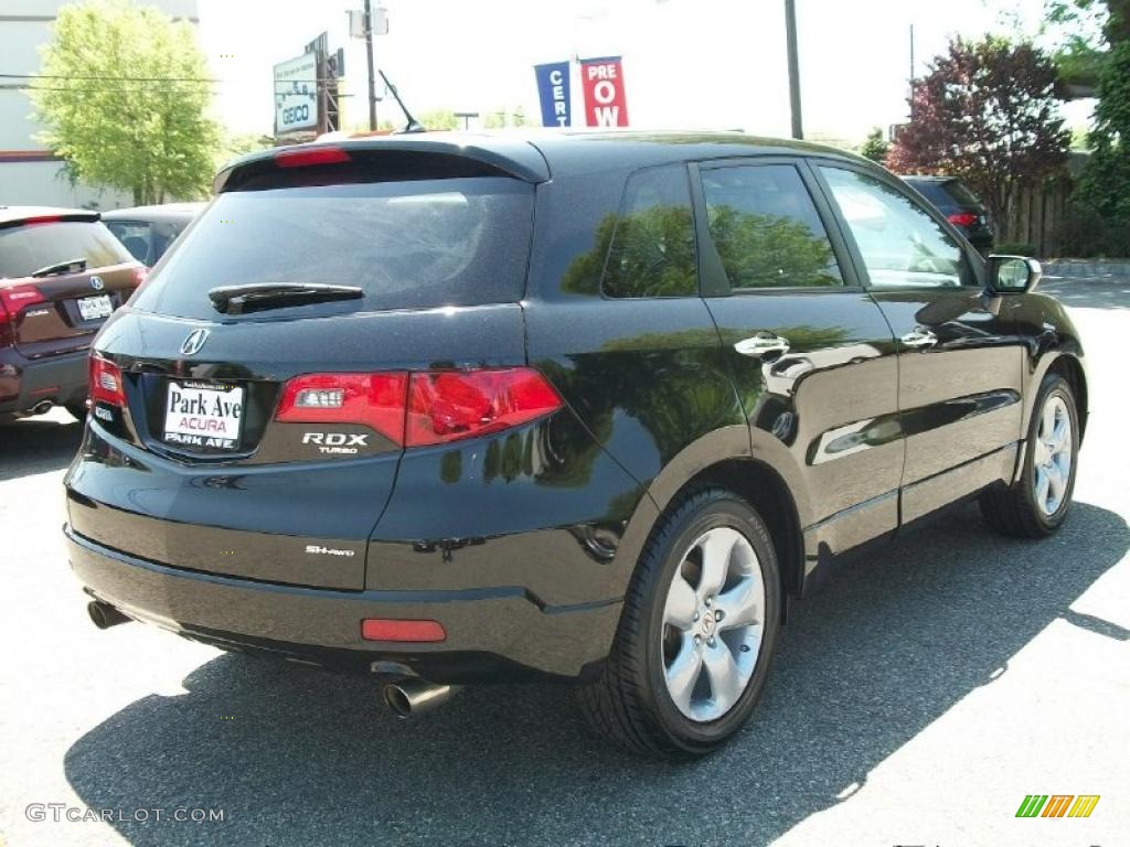 2008 RDX Technology - Nighthawk Black Pearl / Taupe photo #3