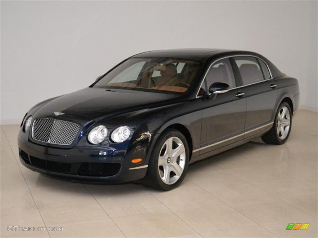 Dark Sapphire 2008 Bentley Continental Flying Spur Standard Continental Flying Spur Model Exterior Photo #49302279