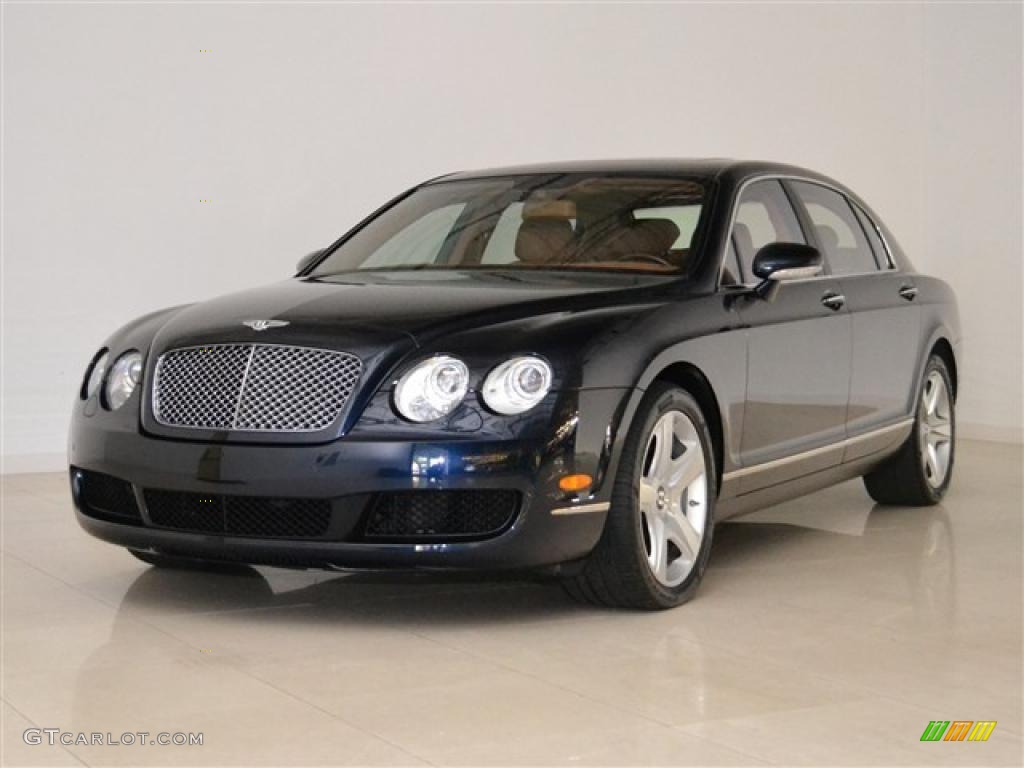 Dark Sapphire 2008 Bentley Continental Flying Spur Standard Continental Flying Spur Model Exterior Photo #49302378
