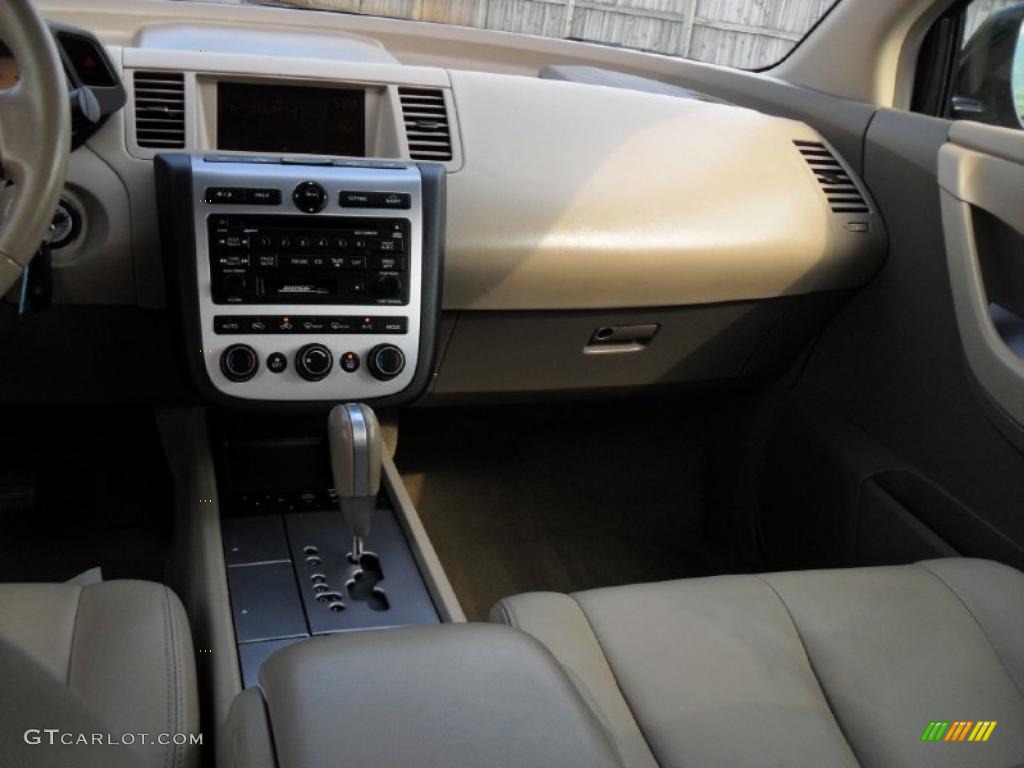 2004 Murano SL AWD - Midnight Blue Pearl / Cafe Latte photo #21