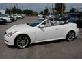 Moonlight White 2010 Infiniti G 37 Convertible Exterior