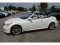 Moonlight White 2010 Infiniti G 37 Convertible