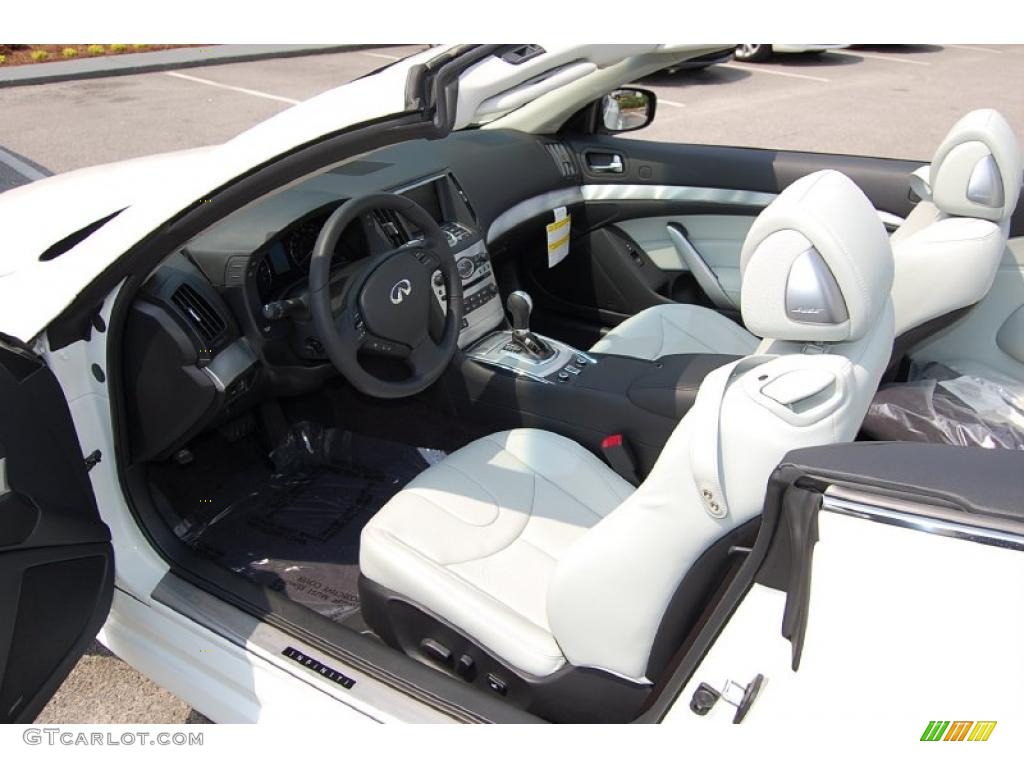 Stone Interior 2010 Infiniti G 37 Convertible Photo #49304118
