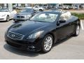Black Obsidian 2011 Infiniti G 37 Convertible Exterior
