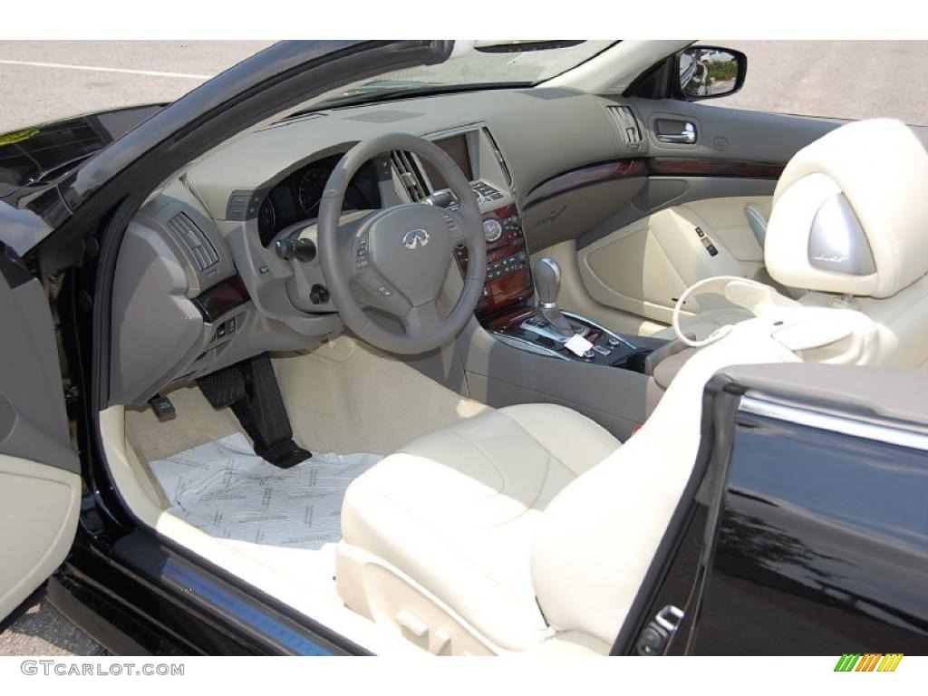 Wheat Interior 2011 Infiniti G 37 Convertible Photo #49304187
