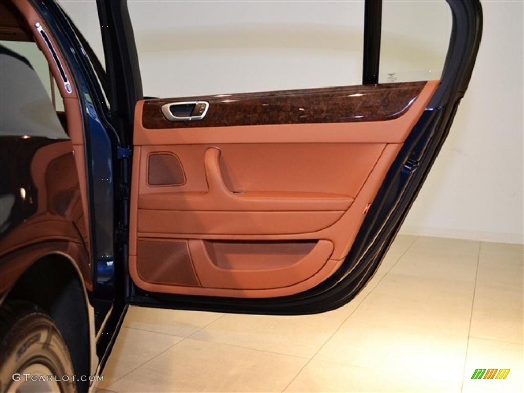 2008 Continental Flying Spur  - Dark Sapphire / Saddle photo #27