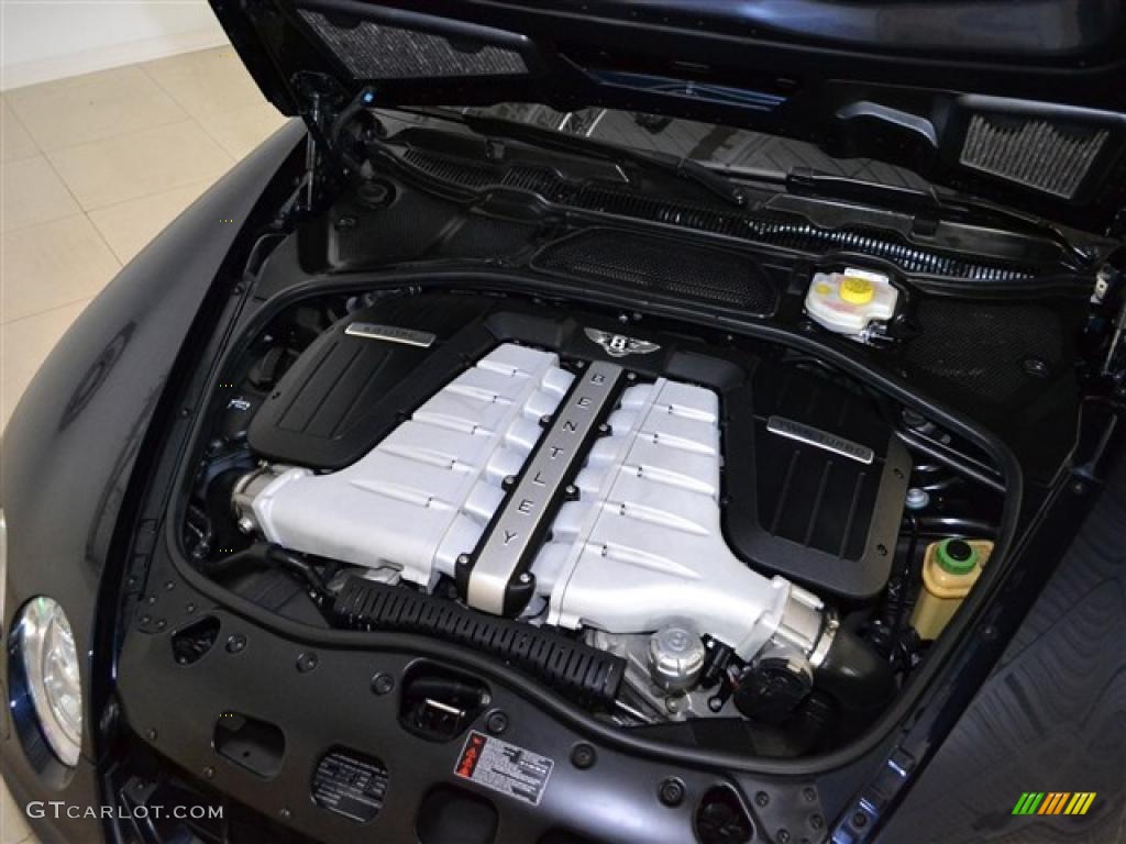 2008 Bentley Continental Flying Spur Standard Continental Flying Spur Model Engine Photos