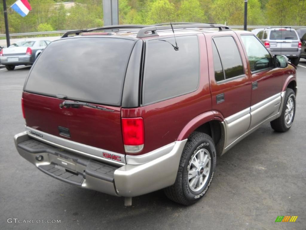 2000 Jimmy SLE 4x4 - Monterey Maroon Metallic / Graphite photo #4