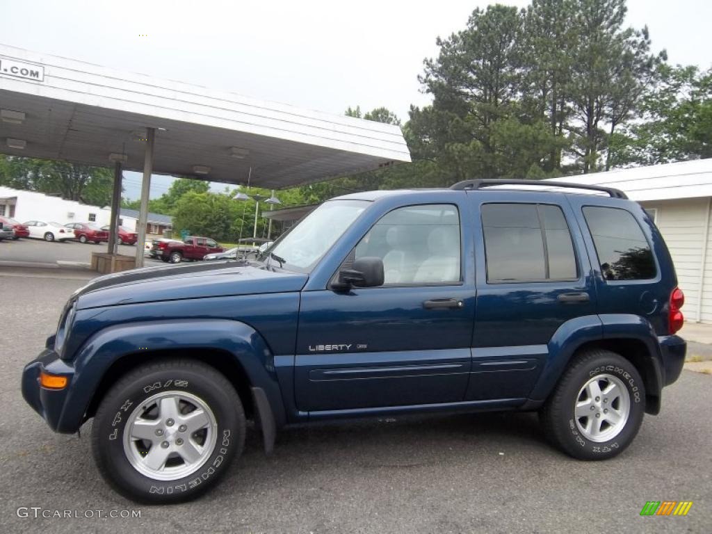 Patriot Blue Pearl 2003 Jeep Liberty Limited Exterior Photo #49304847