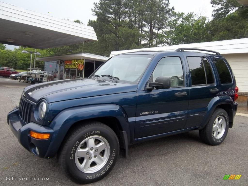 Patriot Blue Pearl 2003 Jeep Liberty Limited Exterior Photo #49304862