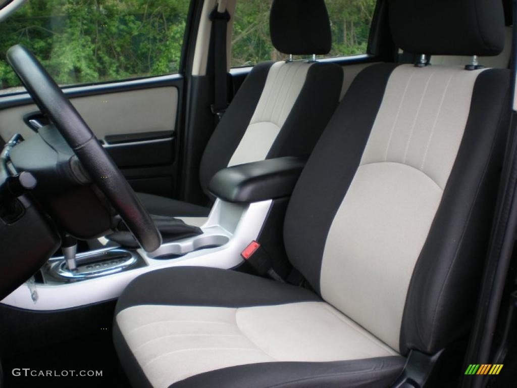 Black/Light Parchment Interior 2006 Mercury Mariner Convenience 4WD Photo #49305477
