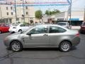 2008 Vapor Silver Metallic Ford Focus SE Coupe  photo #2