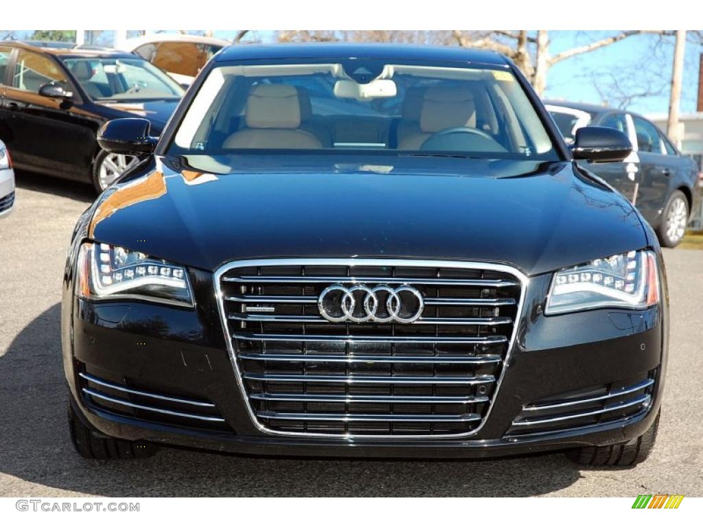 Phantom Black Pearl Effect 2011 Audi A8 4.2 FSI quattro Exterior Photo #49306233