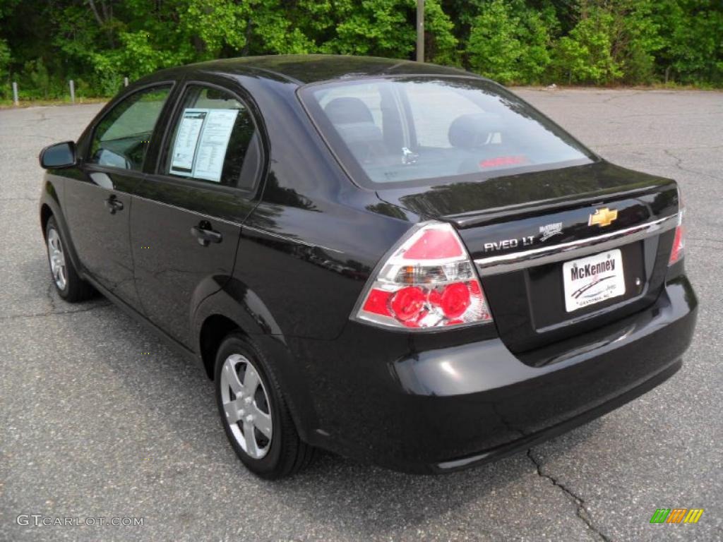 2010 Aveo LT Sedan - Black Granite / Charcoal photo #2