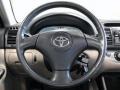 2002 Toyota Camry Taupe Interior Steering Wheel Photo