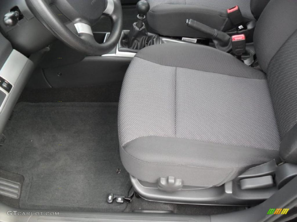 2010 Aveo LT Sedan - Black Granite / Charcoal photo #7