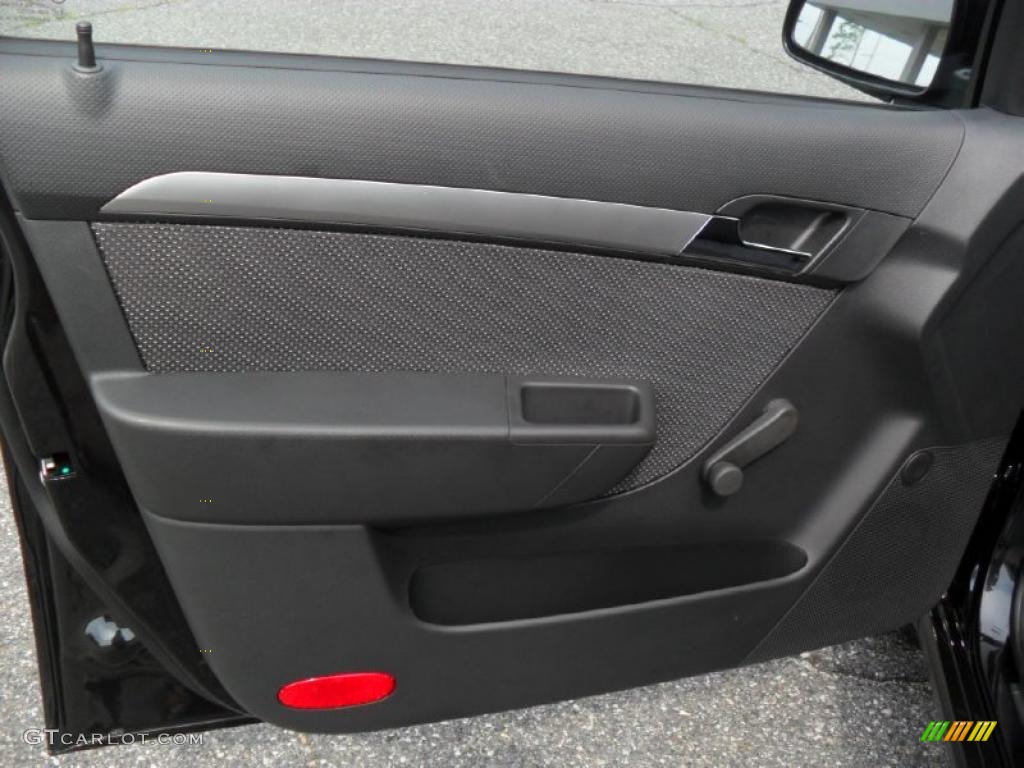 2010 Aveo LT Sedan - Black Granite / Charcoal photo #8