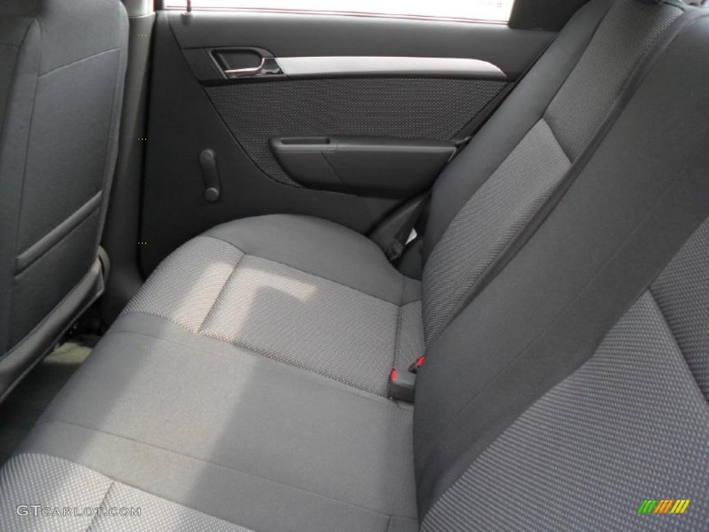 2010 Aveo LT Sedan - Black Granite / Charcoal photo #13