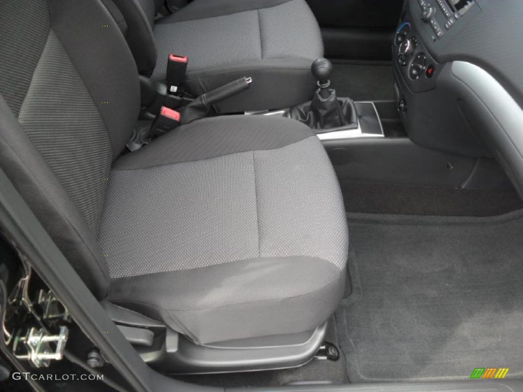 2010 Aveo LT Sedan - Black Granite / Charcoal photo #18