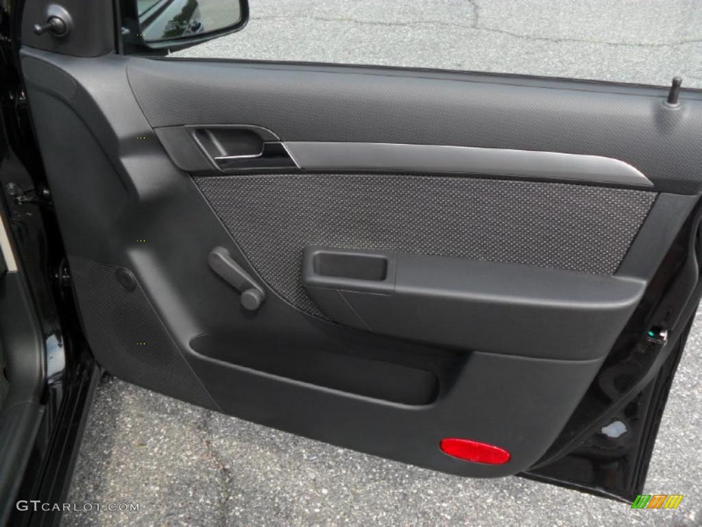 2010 Aveo LT Sedan - Black Granite / Charcoal photo #19
