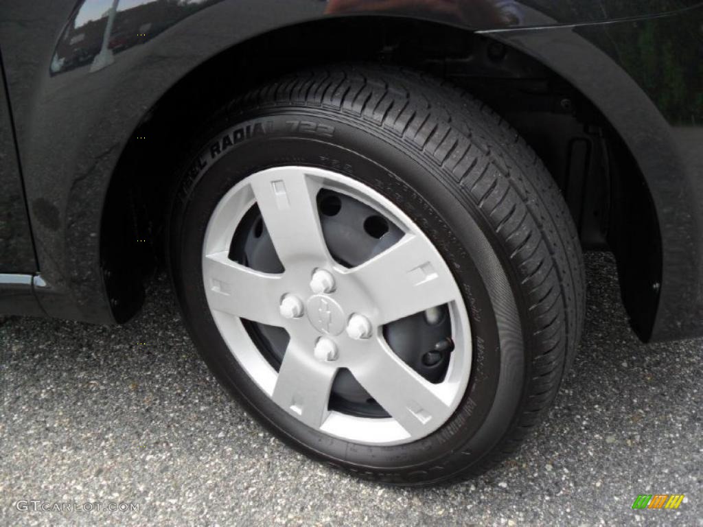 2010 Aveo LT Sedan - Black Granite / Charcoal photo #22