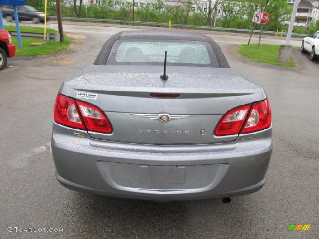 Silver Steel Metallic 2008 Chrysler Sebring Touring Convertible Exterior Photo #49307844