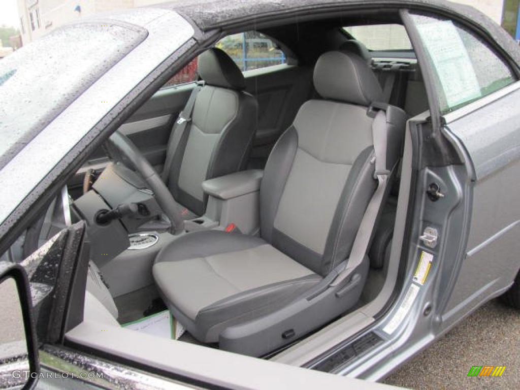 Dark Slate Gray/Light Slate Gray Interior 2008 Chrysler Sebring Touring Convertible Photo #49307883