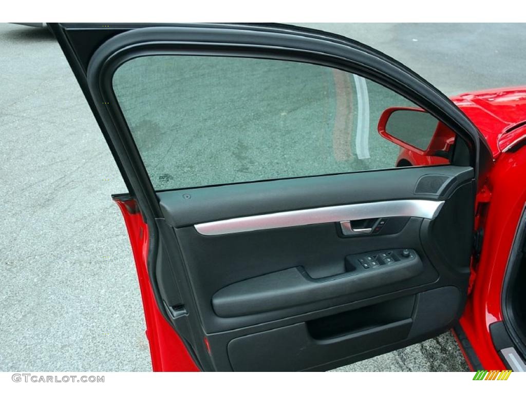 2008 A4 2.0T quattro S-Line Sedan - Brilliant Red / Black photo #9