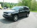 2008 Black Chevrolet TrailBlazer LS 4x4  photo #1