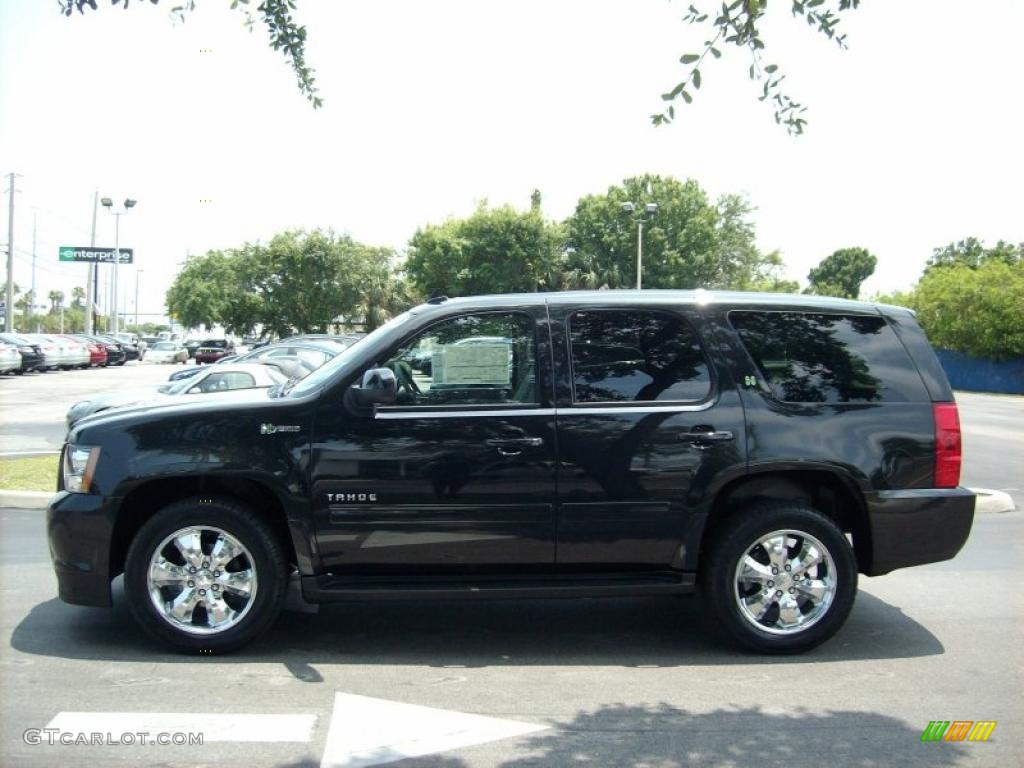 Black Granite Metallic 2011 Chevrolet Tahoe Hybrid Exterior Photo #49308372