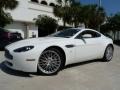 2009 Stratus White Aston Martin V8 Vantage Coupe  photo #1