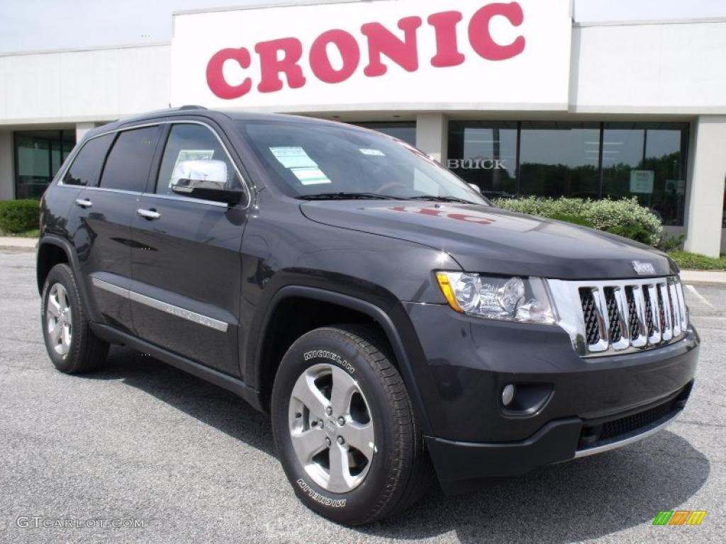 2011 Dark Charcoal Pearl Jeep Grand Cherokee Overland 4x4 49300078