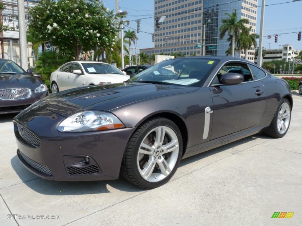 Pearl Grey 2009 Jaguar XK XKR Coupe Exterior Photo #49309401