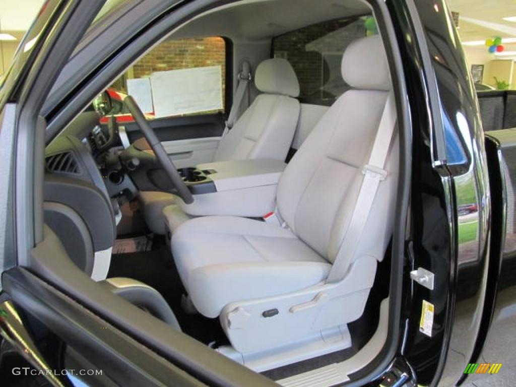 2011 Silverado 1500 LT Regular Cab 4x4 - Black / Light Titanium/Ebony photo #10