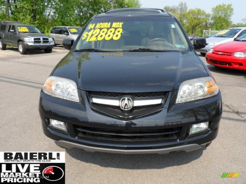 2004 MDX Touring - Nighthawk Black Pearl / Saddle photo #2