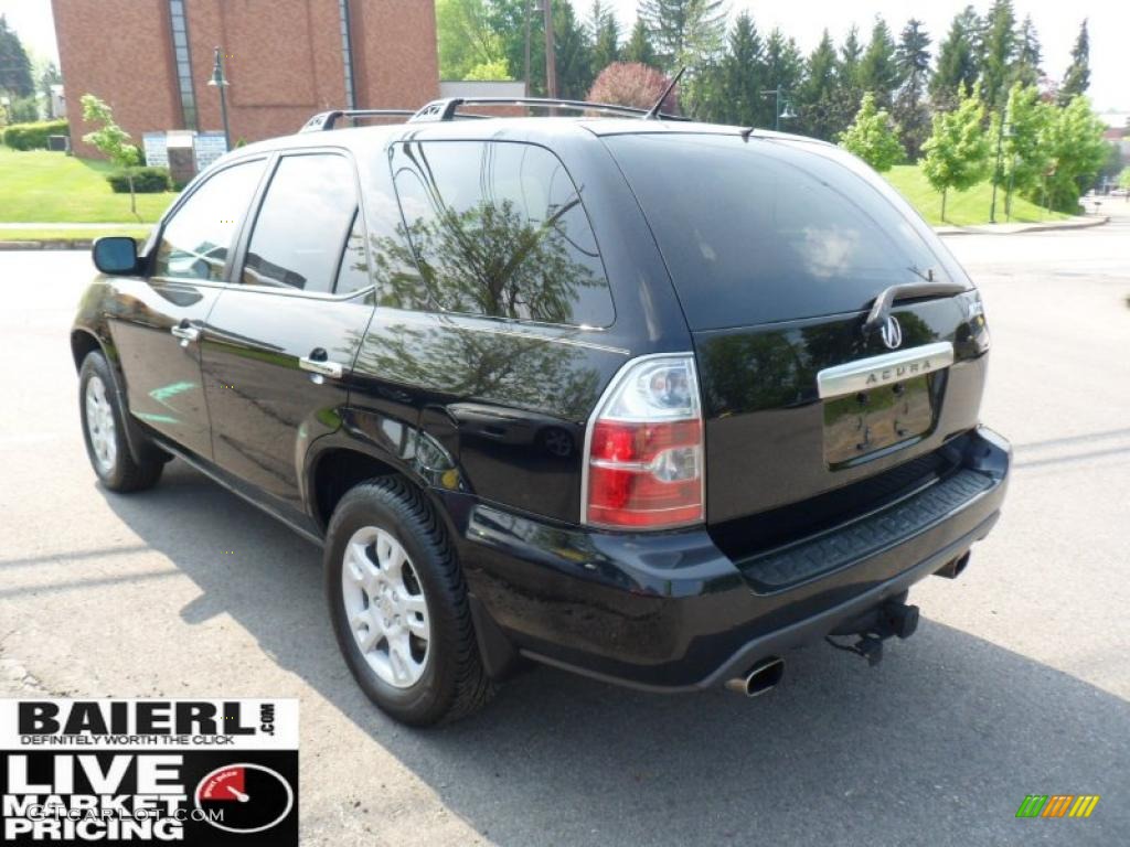 2004 MDX Touring - Nighthawk Black Pearl / Saddle photo #4
