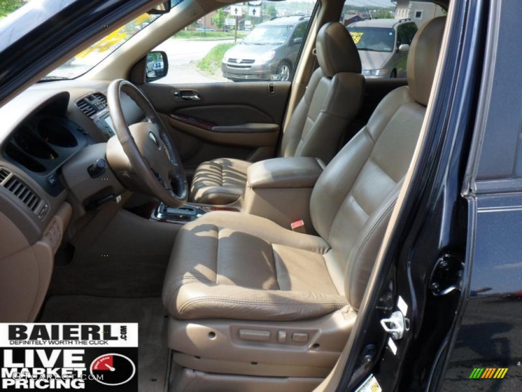 2004 MDX Touring - Nighthawk Black Pearl / Saddle photo #9