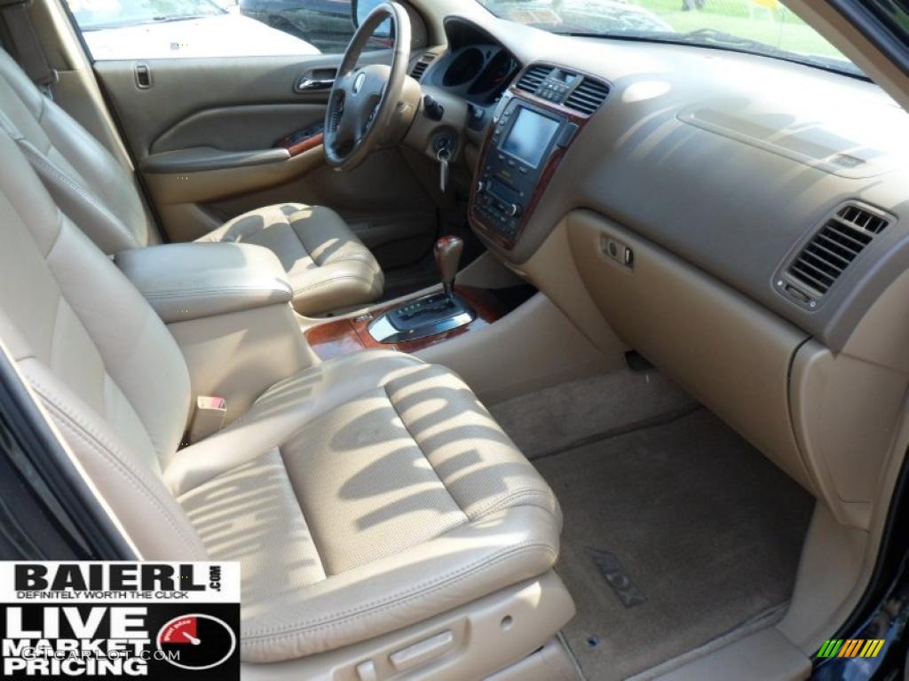 2004 MDX Touring - Nighthawk Black Pearl / Saddle photo #17