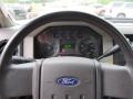 Medium Stone 2008 Ford F350 Super Duty XL Regular Cab 4x4 Dump Truck Steering Wheel